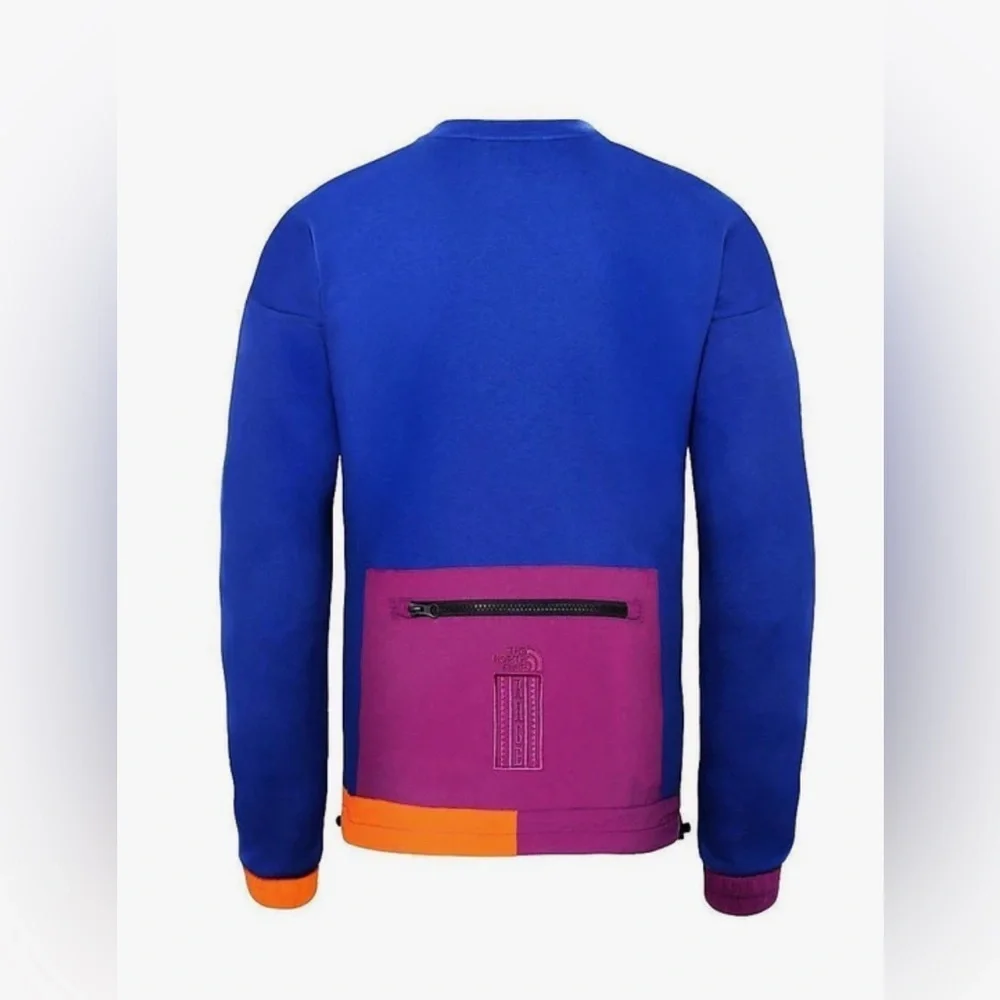 The North Face Purple Blue Multi 92 Rage Retro Collection Sweatshirt EUC M #1393